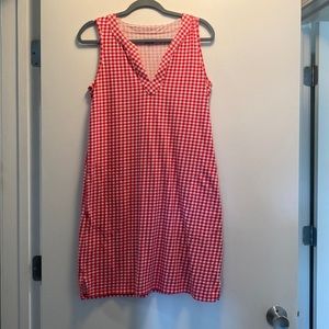 Draper James x Lands end womens plaid dress, size small